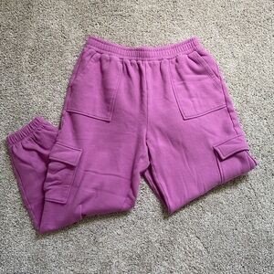 Double Zero • Orchid Thick Fleece Jogger Sweatpants